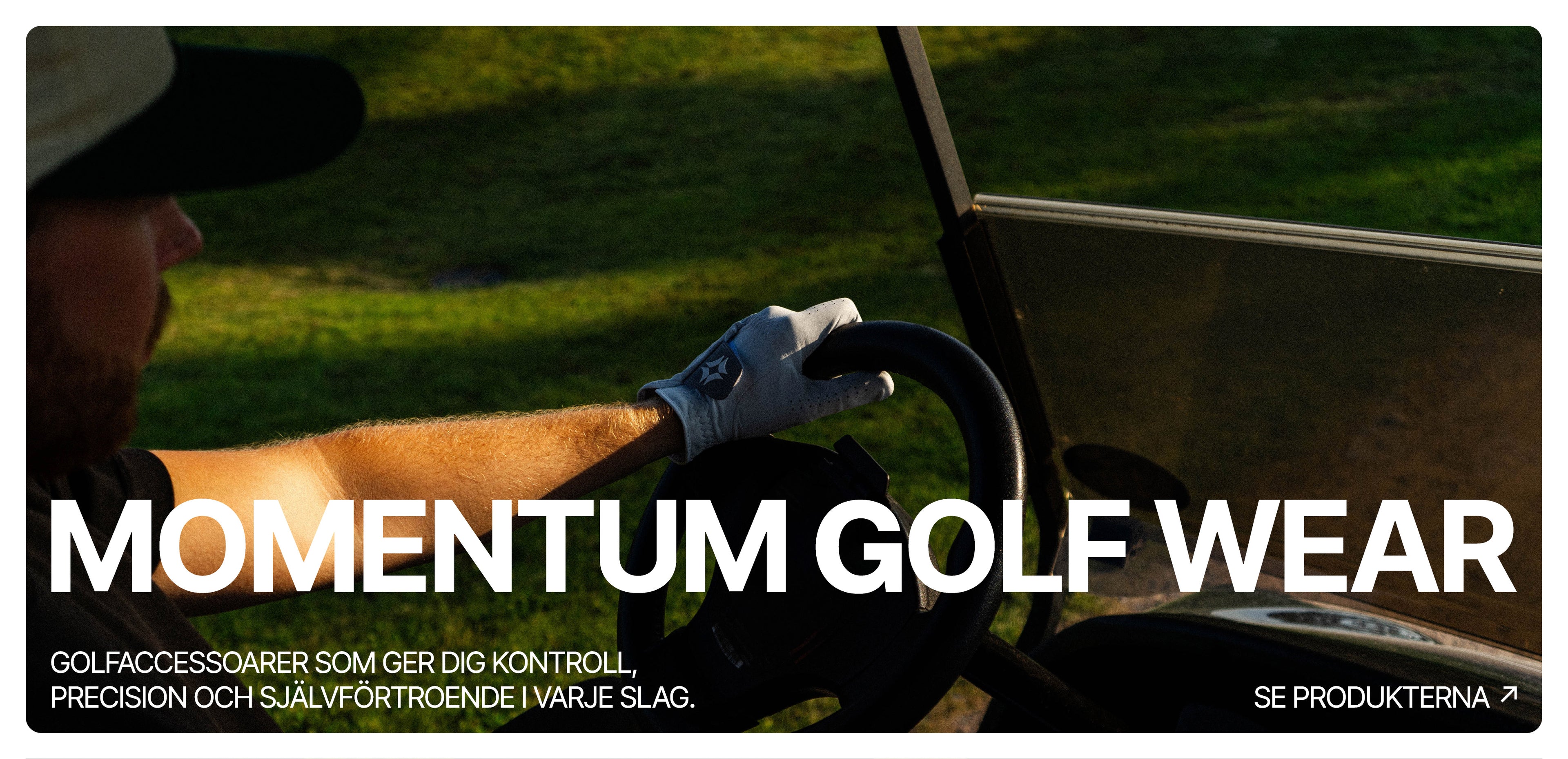 Momentum golf wear - hero desktop